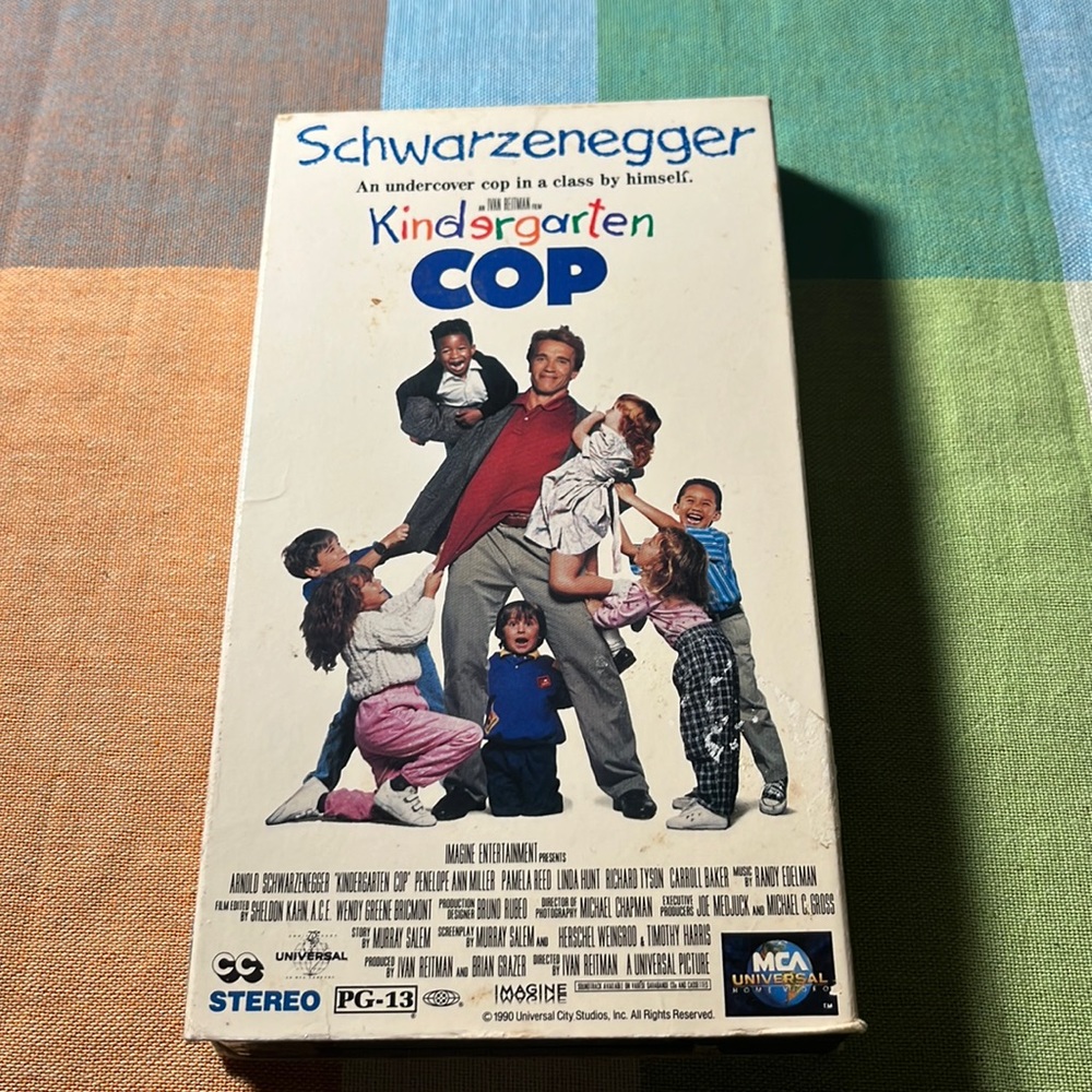 Kindergarten Cop vhs